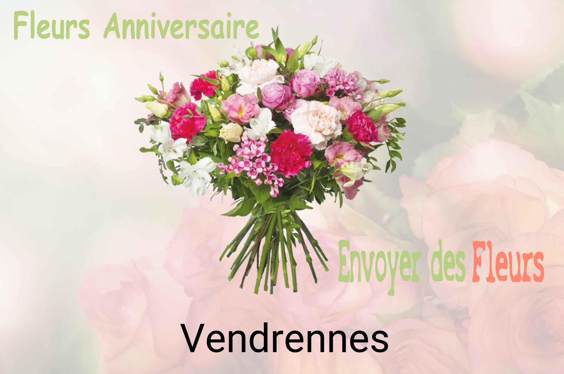 Bouquet de fleurs d’anniversaire livré à Vendrennes